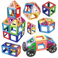 48X KLOCKI MAGNETYCZNE UKŁADANKA KONSTRUKCYJNE XXL