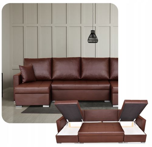 Narożnik Varius BIG rozkładany funkcja spania pojemniki Family meble na Arena.pl