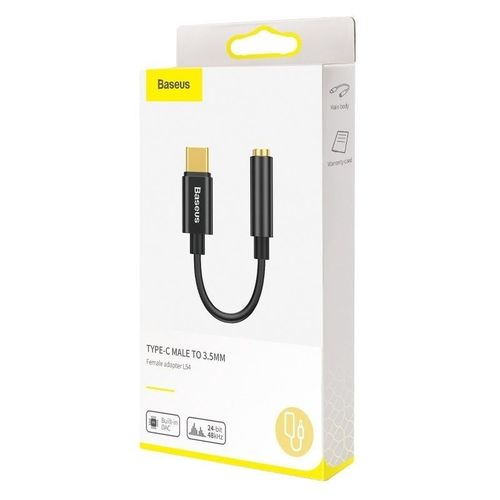 Adapter audio Baseus L54 USB-C + mini jack 3,5mm (czarny) na Arena.pl