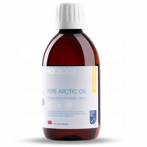 Eqology Pure Arctic Oil Lemon 300 ml Olej Omega-3 cytrynowy Kwasy EPA DHA na Arena.pl