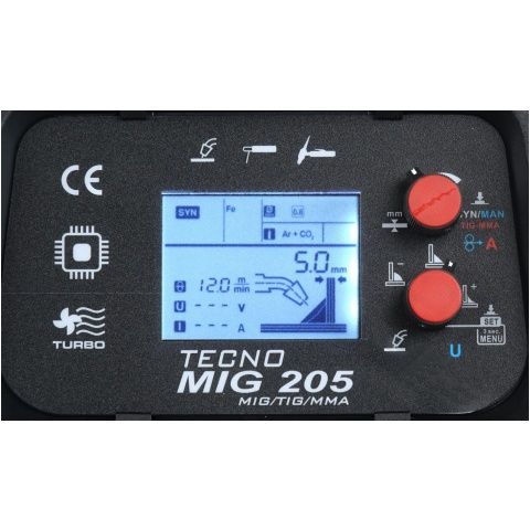 półautomat spawalniczy tecnomig 205 lcd mig/tig/mma synergic - bw tmig205lc na Arena.pl