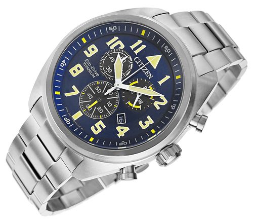zegarek męski citizen super titanium eco-drive at2480-81l + box na Arena.pl