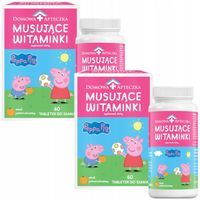Witaminki Peppa Musujące Witaminy i Minerały dla Dzieci Pyszne do ssania