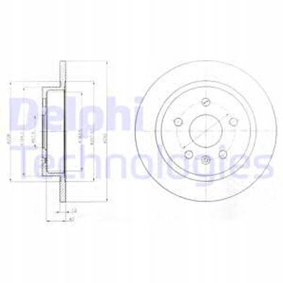TARCZA HAM TYL 292X12 P DELPHI na Arena.pl