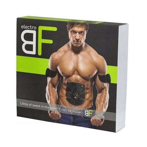 Elektrostymulator Stymulator Mięśni Brzucha + Żelowe Nakładki Motylki 4 szt na Arena.pl