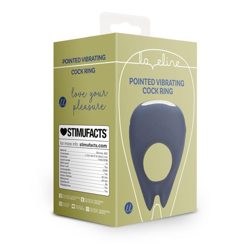 pointed vibrating cock ring - baltic blue na Arena.pl