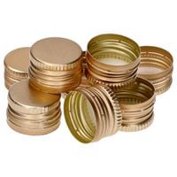 zakrętka do butelek fi 28/18 - złota - 8 szt. 634003