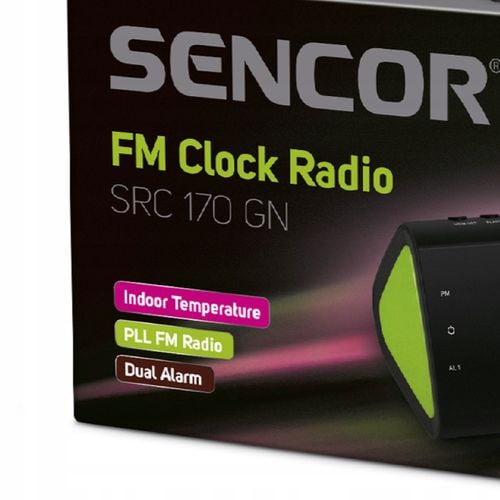 Radiobudzik Cyfrowy Zegar Sencor SRC 170 GN na Arena.pl