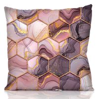 Poszewka Welurowa 45X45 Heksagon 21125