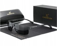 OKULARY Przeciwsłoneczne FOTOCHROM POLARYZACJA UV400 Premium BOX Etui