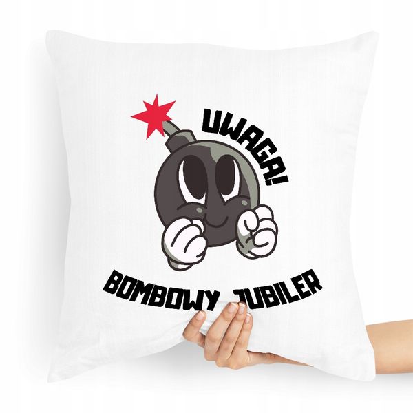Prezent Poduszka Dla Jubilera Bombowy Jubiler Z Nadrukiem Ze Zdjęciem zdjęcie 1