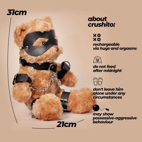 Crushious Crushito Bondage Teddy Bear Black 31Cm na Arena.pl