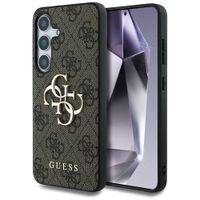 Etui Guess Big 4G Logo Classic Logo do   Samsung Galaxy S25 brązowy