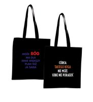 Eko Torba z nadrukiem napisem PREZENT dla CÓRKI