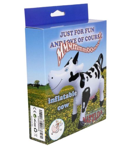 Dmuchana krowa na Arena.pl