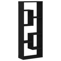 Półka ścienna Czarny dąb 36x16x90 cm Drewno klejone