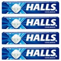 Halls Coolwave Cukierki 33,5 g x 4 sztuk