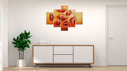 Foto-Obraz 100X70 Czerwone Maki na Arena.pl