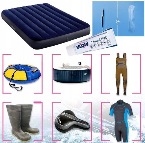 Klej Łatka w Płynie do Basenu Materaca Pontonu Plandeki Klej PVC do WELURU na Arena.pl