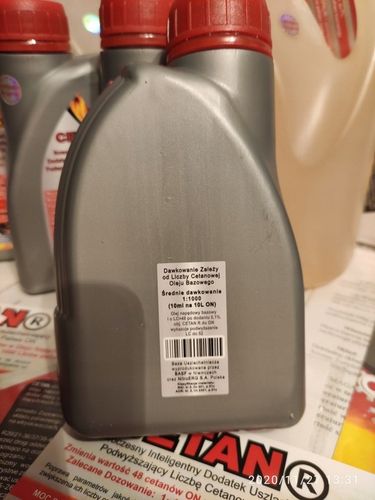 Cetan R 5Litrów = VERVA na 5000 Litrów Oleju Napędowego na Arena.pl