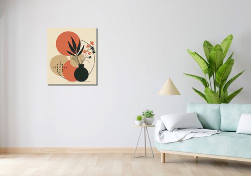 Obraz 60x70cm Wazon z Kwiatami na Arena.pl