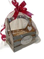 ZESTAW PUSTY KOSZ PREZENTOWY DEDYKACJA GRAWER K169