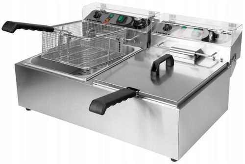 FRYTOWNICA PODWÓJNA 2X6L 2X3KW YATO YG-04622 na Arena.pl