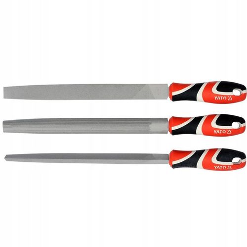 Yato Zestaw Pilników Do Metalu 250 mm 3 szt. na Arena.pl