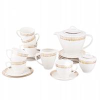 Serwis kawowy elegancki porcelana dla 12 osób MariaPaula Solaris 39 el.