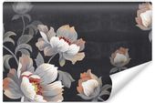 Fototapeta Ścienna Abstrakcyjne KWIATY Na Betonie Mural 400cm x 280cm