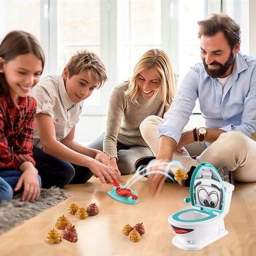 RODZINNA GRA ZRECZNOSCIOWA KUPA DO SEDESU TRAF KUPĄ DO SEDESU WC ZABAWA na Arena.pl