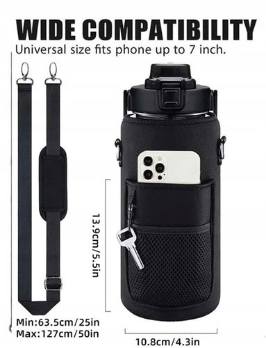 Butelka motywacyjna bidon 2L z pokrowcem HIT !! na Arena.pl