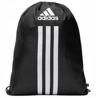 Worek Adidas do szkoły na WF Czarny Zapinana kieszeń na ubrania trening