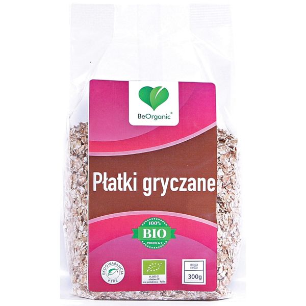BeOrganic Płatki GRYCZANE EKO 300g zdjęcie 1