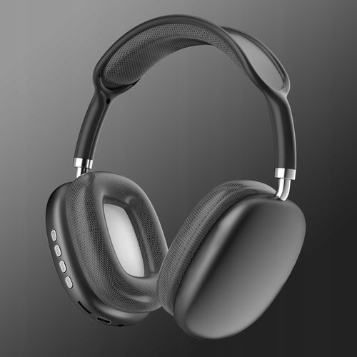 SŁUCHAWKI BEZPRZEWODOWE NAUSZE BLUETOOTH 5.0 MIKROFON P9 PRO MAX CZARNE na Arena.pl