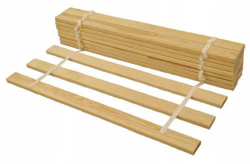 DREWNIANY STELAŻ WKŁAD DO ŁÓŻKA 80X200 17 listew na Arena.pl