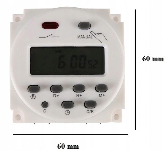 TIMER WYLACZNIK WLACZNIK CZASOWY PROGRAMATOR 12V zdjęcie 2