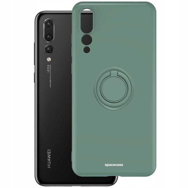 Spacecase Silicone Ring Huawei P20 Pro Dark Green zdjęcie 2