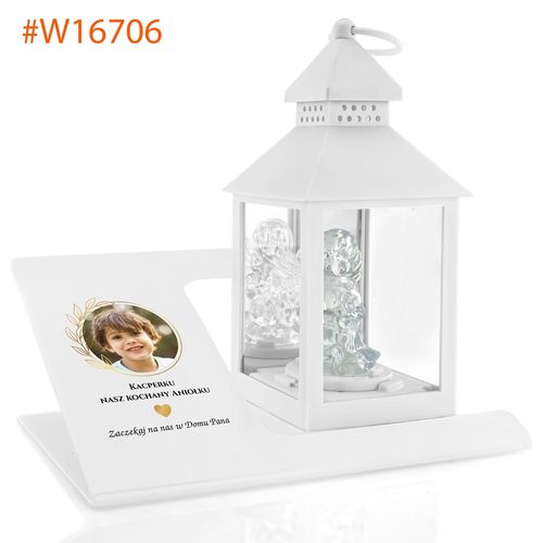 ZNICZ LATARENKA ANIOŁEK dedykacja na GRÓB DZIECKA na Arena.pl