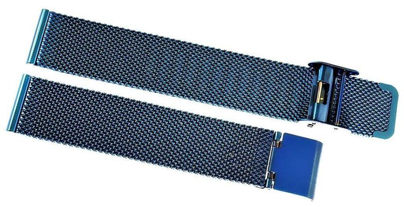Bransoleta IPBL Niebieska Mesh 18 mm JK18BL zdjęcie 4
