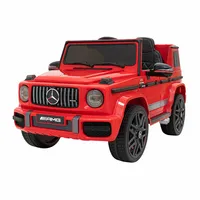 Mercedes AMG G63 dla dzieci  + Pilot + MP3 LED + Wolny Start + EVA + Pasy Czerwony