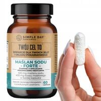 Maślan sodu -Forte- 1000 mg kapsułki JELITA WOLNO UWALNIANE MIKROPELETKI