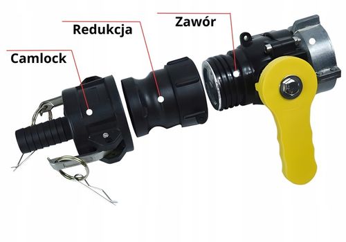 Złącze CAMLOCK 2 cale TYP C na wąż 1 1/2" (38mm) Kamlok Zbiornik MAUSER IBC na Arena.pl