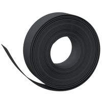 Obrzeże ogrodowe, czarne, 10 m, 15 cm, polietylen