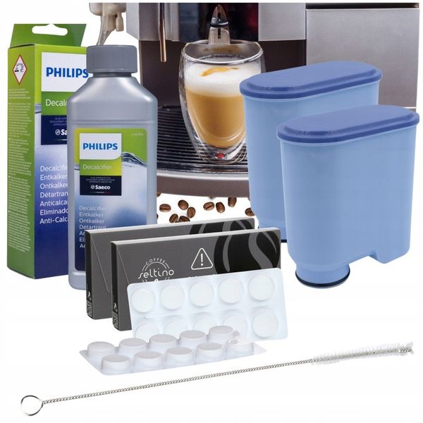 Filtr do ekspresu PHILIPS 5400 2200 3200 LatteGo + odkamieniacz + tabletki zdjęcie 2