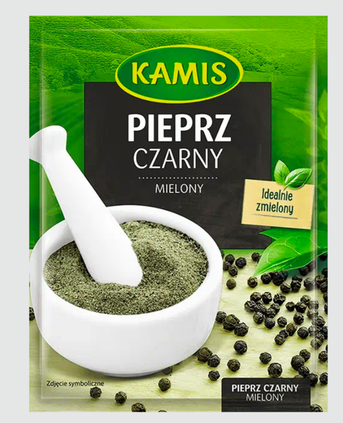 KAMIS PIEPRZ CZARNY MIELONY 15G zdjęcie 1