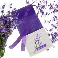 Woreczki z organzy na lawendę Torby na saszetki woreczki z lawendy