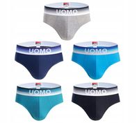 5x MAJTKI MĘSKIE MOCNE SLIPY BAWEŁNA PREMIUM 3XL 95-105cm obwód pasa UOMO