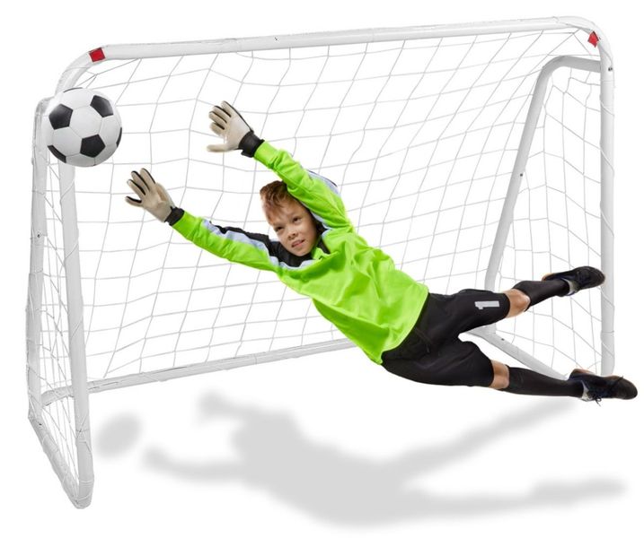Zestaw 2 bramek piłkarskich Signal białych zdjęcie 3