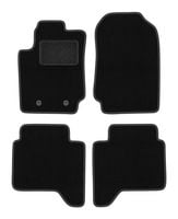 Dywaniki samochodowe welurowe do: Ford Ranger 2012-2019 pickup czarne